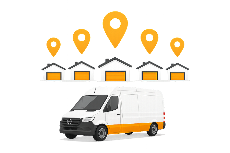 Navarro Garage Door service van
